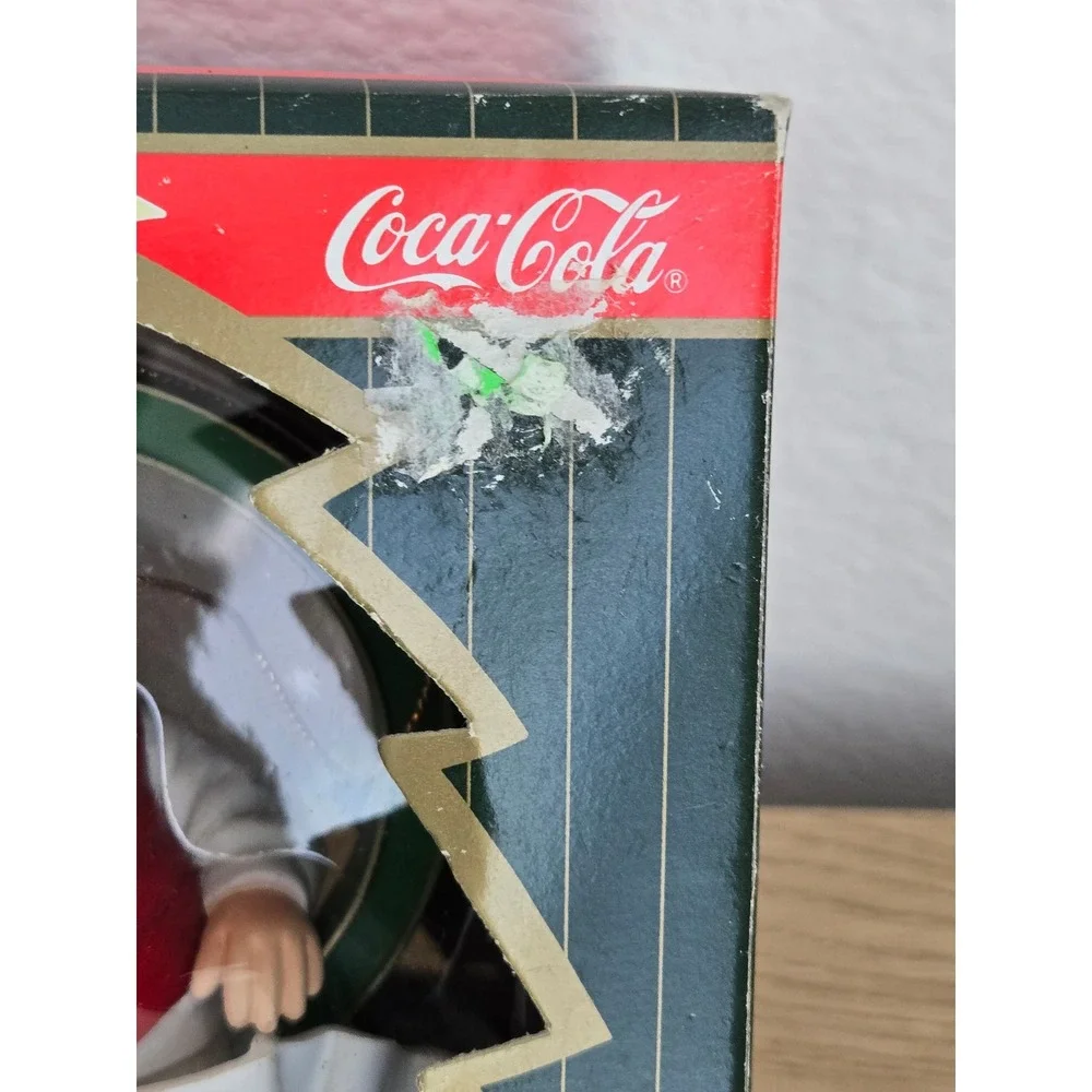 Coca-Cola Trim A Tree 1960 Busy Man's Pause Santa Ornament Haddon Sundblom